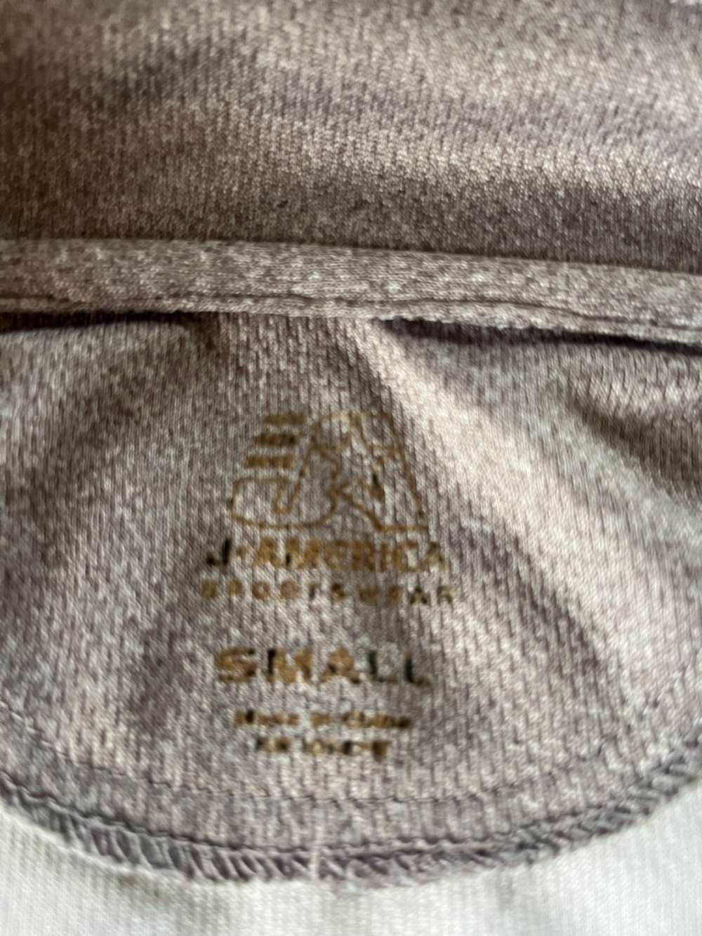 J. America Gray Quarter-Zip Pullover with Red IU Logo - Picture 2 of 6